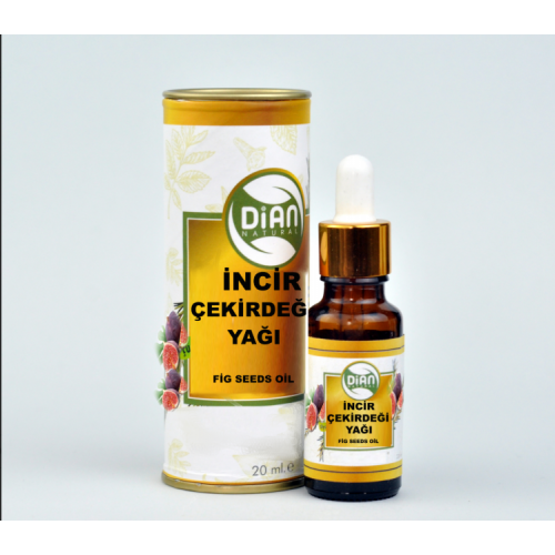 Organik İncir Çekirdeği Yağı-20 ml Sabit Yağ (Fig  Seed Essential Oil)