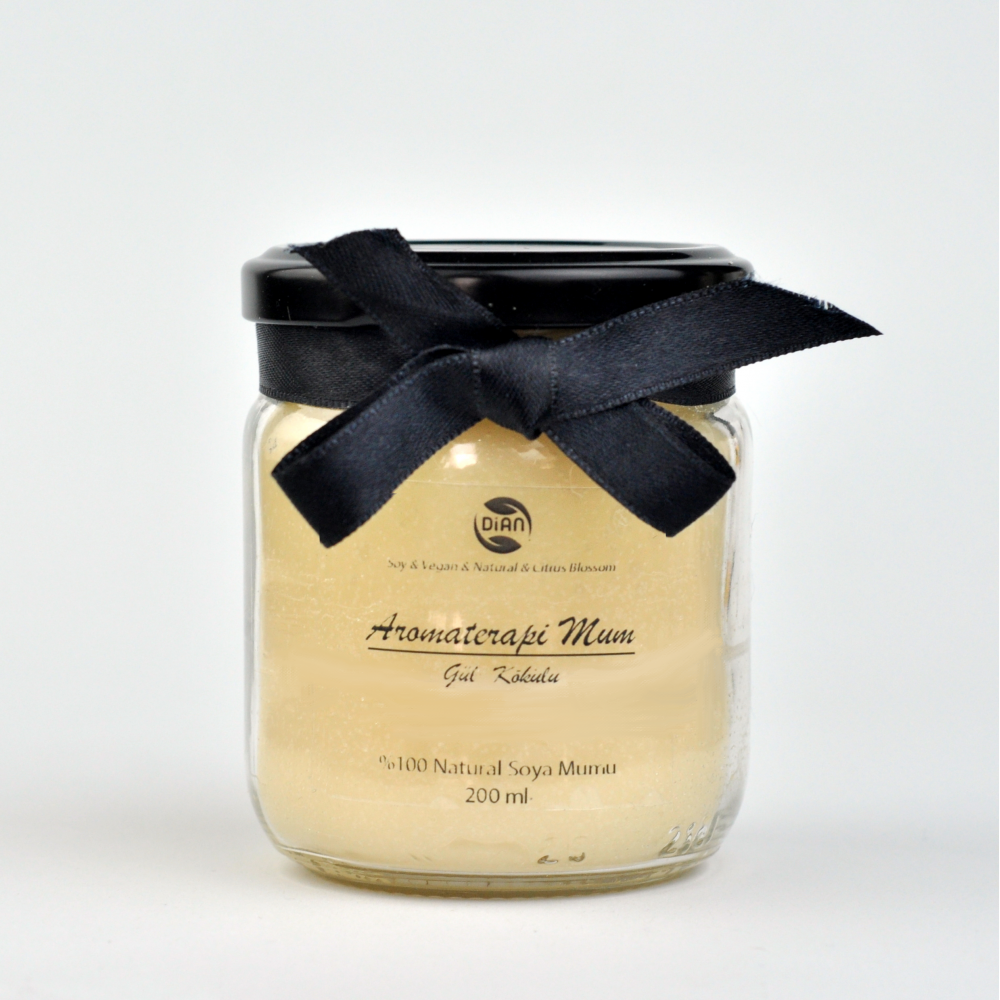 Dian  Gül Kokulu Aromaterapi Mum - 200 ml