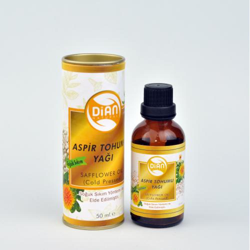 Aspir Tohumu Yağı 50 ml (Safflower Oil - Cold Pressed)