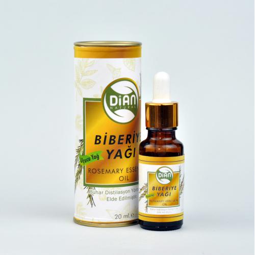 Biberiye Yağı 20 ml-Uçucu Yağ (Rosemary Essential Oil)